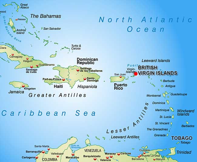 British Virgin Islands Air Charter Directory